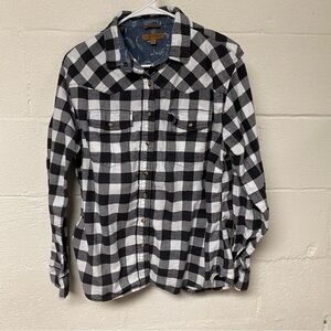 JACHS Girlfriend Women’s Plaid Shirt Size Large